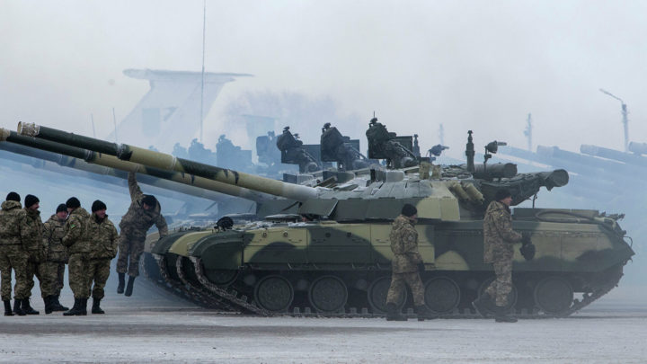 Angriff auf die Ukraine – Erste russische Einheiten in Kiew