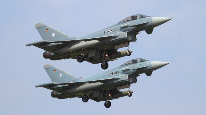 Raum Rostock: Vermehrt Eurofighter am nächtlichen Himmel