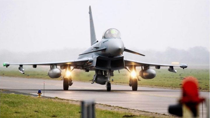 Laage: Eurofighter starten zur NATO-Mission im Baltikum