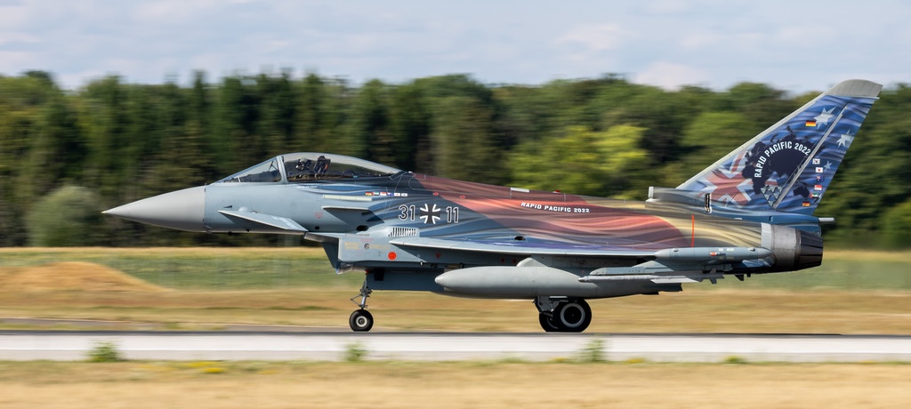 „Pitch Black“ Eurofighter beim Indopazifik-Manöver