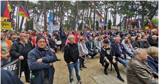 Lubmin: Demonstranten fordern Öffnung von Nord Stream 2