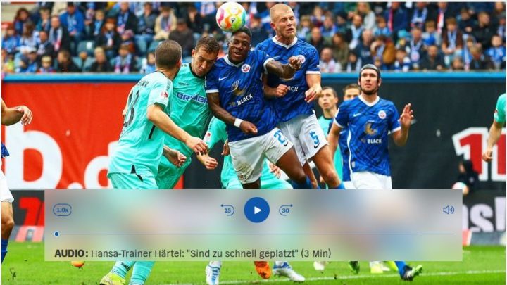 Spieltag 11 – Hansa Rostock mit Heimniederlage gegen Paderborn 0:3