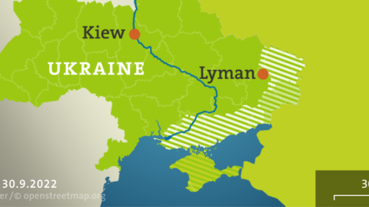 Strategisch wichtige Stadt Ukraine erobert Lyman zurück