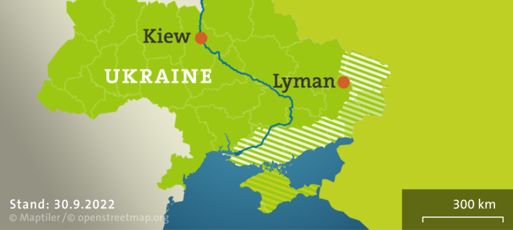 Strategisch wichtige Stadt Ukraine erobert Lyman zurück