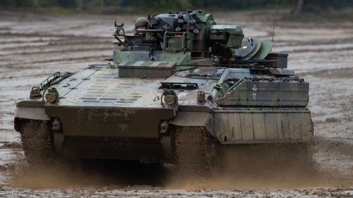 Ukrainische Soldaten Panzer-Ausbildung in Deutschland startet