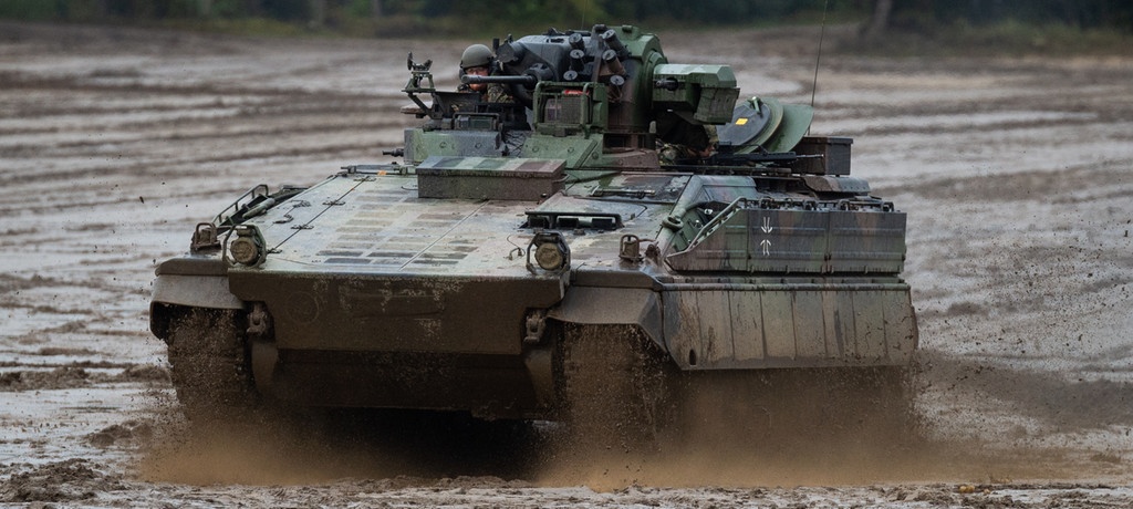 Ukrainische Soldaten Panzer-Ausbildung in Deutschland startet