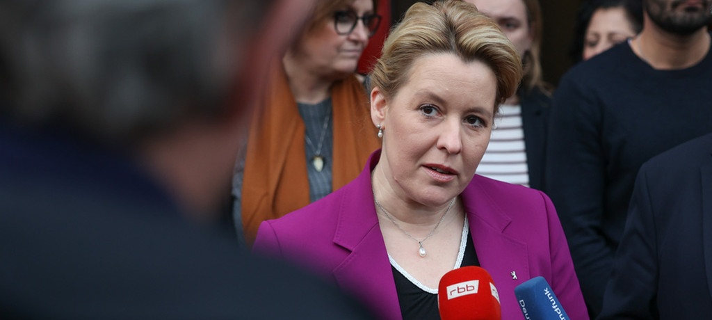 Berlins Regierende Bürgermeisterin Giffey (SPD) will Koalition mit CDU vorschlagen