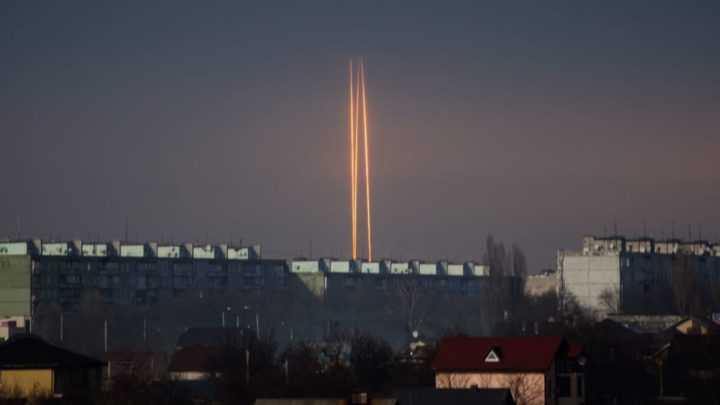 Russische Flugabwehr schießt Raketen über Belgorod ab