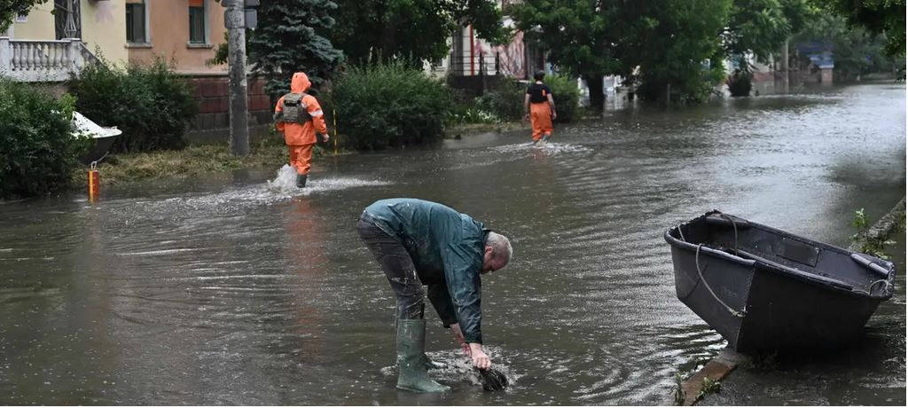 Krieg Tag 473 Mo 12.06.2023 ++ Ukraine meldet sinkende Pegel für Dnipro ++