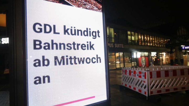 Erneuter GDL-Streik: Diese Züge in MV fallen aus