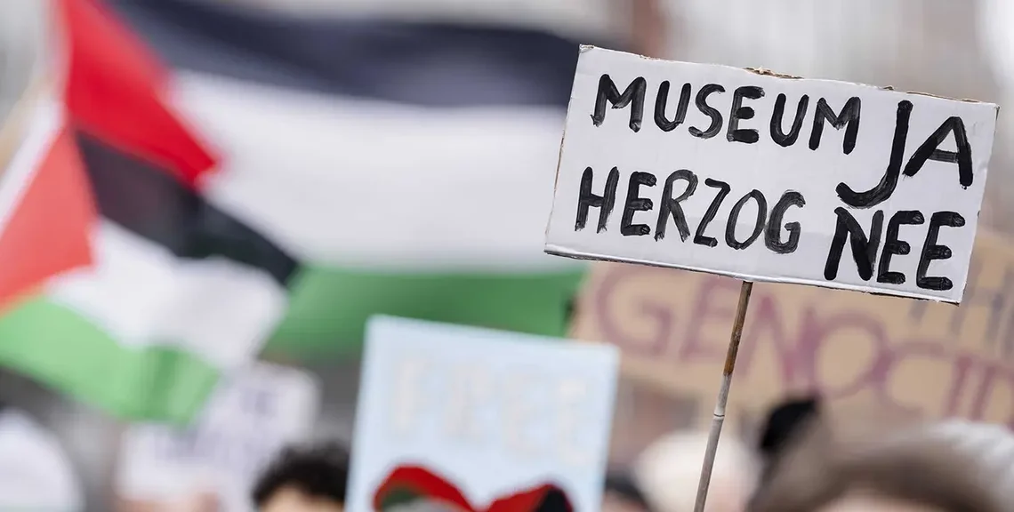 liveblog Krieg in Nahost ++ Proteste gegen Israel bei Museumseröffnung ++