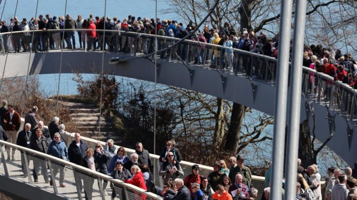 Ein Jahr Skywalk auf Rügen: 560.000 Besucher am Königsstuhl